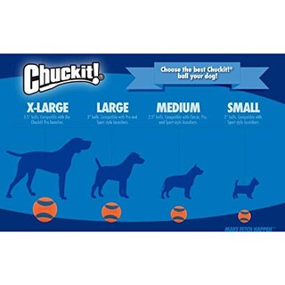 Foto 4 | Foto 4 | Juguete Para Perros Chuckit! Paquete De 2 Bolas Strato, Tamaño Mediano - Venta Internacional.