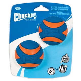 Foto 1 | Foto 1 | Juguete Para Perros Chuckit! Pack De 6 Unidades De Ultra Squeaker Ball Para Perros Medianos - Venta Internacional.