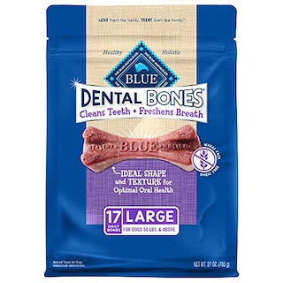 Foto 1 | Foto 1 | Golosinas Para Perros Blue Buffalo Dental Bones, Grandes, 22,5 Kg (50 Libras) - Venta Internacional.