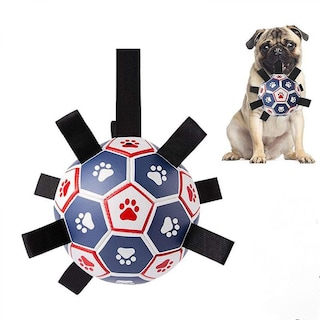 Foto 3 | Foto 3 | Pelota De Fútbol De Juguete Para Perros Huoguo, Duradera Y Suave Para Perros Medianos - Venta Internacional.