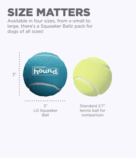 Foto 3 | Foto 3 | Juguete Para Perros Outward Hound Squeaker Ballz Fetch, Tamaño Grande, Paquete De 2 - Venta Internacional.