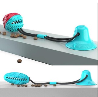 Foto 2 | Foto 2 | Cepillo De Dientes Dog Toy Sucker Leaking Ball Para Perros Pequeños, Color Azul - Venta Internacional.