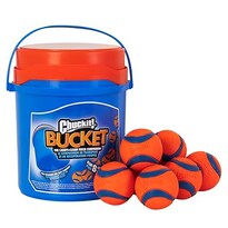 Juguete Para Perros Chuckit Ultra Ball, Tamaño Mediano, 2,5 Cm, Paquete De 8 Con Balde - Venta Internacional.