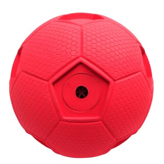 Foto 5 | Foto 5 | Pelota De Fútbol Para Perros Dog Toy Nerf Dog Con Chirriador Interactivo De 10 Cm, Color Rojo - Venta Internacional.