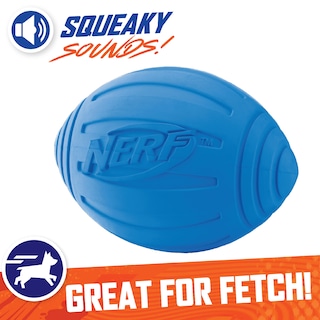 Foto 4 | Foto 4 | Pelota De Fútbol Nerf Dog Ridged Con Chirriador Interactivo - Venta Internacional.
