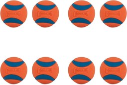 Juguete Para Perros Chuckit! Paquete Ultra Ball De Tamaño Mediano, 8 Unidades - Venta Internacional.