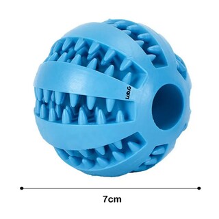 Foto 5 | Foto 5 | 7cm Pelota De Juguete Para Rechinar Los Dientes Para Perros Lab.g, Azul