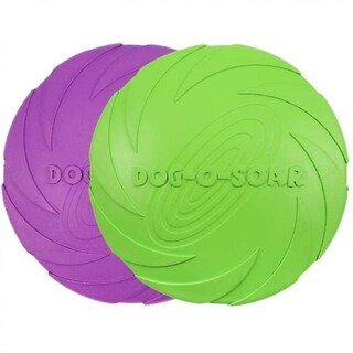 Foto 1 | Foto 1 | Disco Volador De Goma Huoguo De Dog Toys Para Adiestramiento De Mascotas, 2 Unidades - Venta Internacional.