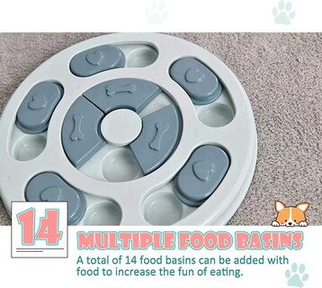 Foto 2 | Foto 2 | Juguete De Rompecabezas Para Perros Huoguo, Alimentador Lento Interactivo Para Perros Grandes - Venta Internacional.
