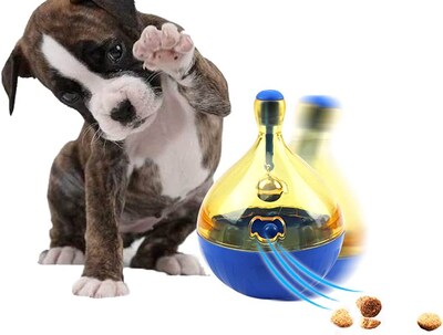 Foto 1 | Foto 1 | Vaso De Juguete Para Perros Interactive Treat Ball Iq, Color Azul - Venta Internacional.