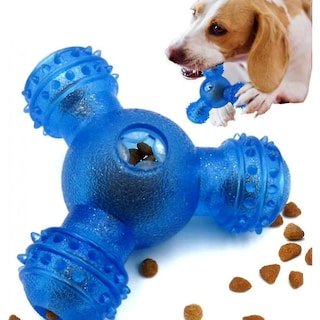 Foto 1 | Foto 1 | Juguete Para Perros Huoguo Dog Treat Ball, Rompecabezas Interactivo Para Cachorros, Azul - Venta Internacional.