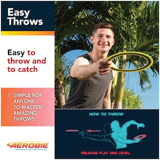 Foto 5 | Foto 5 | Anillo Flying Disc Aerobie Pro Para Exteriores, 35,56 Cm, Color Amarillo - Venta Internacional.