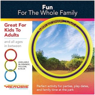 Foto 6 | Foto 6 | Anillo Flying Disc Aerobie Pro Para Exteriores, 35,56 Cm, Color Amarillo - Venta Internacional.