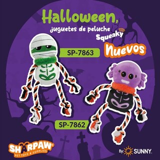 Foto 3 | Foto 3 | Juguete Peluche P/perro Sonido Momia Cuerda Sharpaw