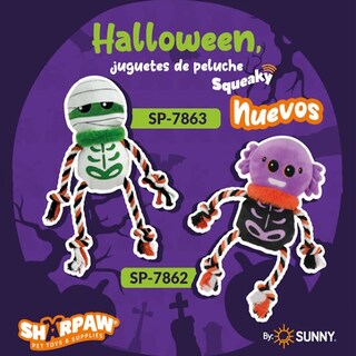 Foto 4 | Foto 4 | Juguete Peluche P/perro Sonido Momia Cuerda Sharpaw