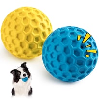 Juguete Para Perros Hippih Indestructible Squeaky Balls, Paquete De 2 Unidades Para Perros - Venta Internacional.