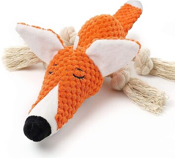 Foto 1 | Foto 1 | Juguete De Peluche Para Perros, Juguetes Interactivos Para Perros Con Forma De Zorro De Peluche Para - Venta Internacional.