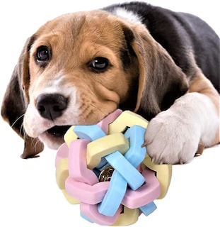 Foto 1 | Foto 1 | Juguete Para Perros Huoguo Puppy Que Lanza Una Bola Chirriante Con Cascabel Para Dientes - Venta Internacional.