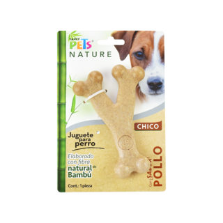 Foto 1 | Foto 1 | Juguete Hueso para Perro Triple de Bambú Sabor Tocino Fancy Pets Tamaño Chico
