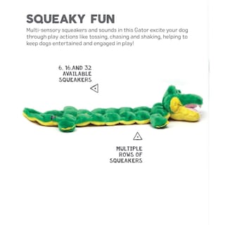 Foto 2 | Foto 2 | Juguete Para Perros Outward Hound Squeaker Matz Plush Gator Xl - Venta Internacional.