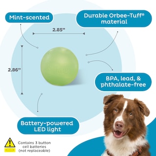 Foto 4 | Foto 4 | Bola Estroboscópica Led Outward Hound Orbee-tuff De Juguete Para Perros, Color Verde - Venta Internacional.
