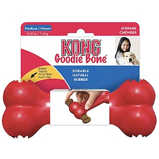 Foto 5 | Foto 5 | Chew Bone Toy Kong Goodie Bone De Goma Duradera Para Perros De Tamaño Mediano - Venta Internacional.