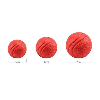 Foto 3 | Foto 3 | Pelota De Goma Para Mascotas, Juguetes Para Entrenamiento, Masticar, Jugar, Buscar Y Morder - Venta Internacional.