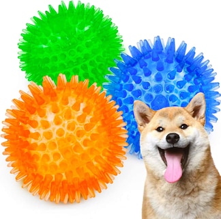 Foto 1 | Foto 1 | Pelotas De Juguete Para Perros Huoguo Squeaky Rubber, Paquete De 6 Para Perros Pequeños - Venta Internacional.
