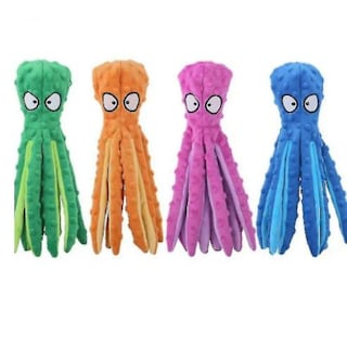 Foto 2 | Foto 2 | Pulpo De Peluche Para Perros Con Papel Arrugado, Color Verde - Venta Internacional.