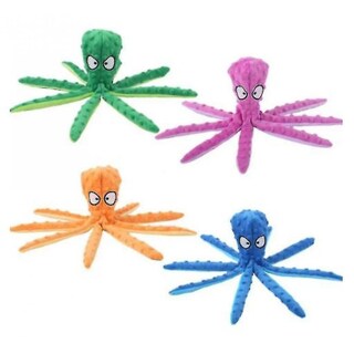 Foto 3 | Foto 3 | Pulpo De Peluche Para Perros Con Papel Arrugado, Color Verde - Venta Internacional.