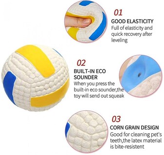 Foto 1 | Foto 1 | Juguete Para Perros Huoguo Squeaky Rubber, Látex, Para Pequeñas, Medianas Y Grandes D - Venta Internacional.