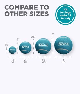 Foto 5 | Foto 5 | Juguete Para Perros Outward Hound Squeaker Ballz Fetch, Talla Xs, Paquete De 4 - Venta Internacional.