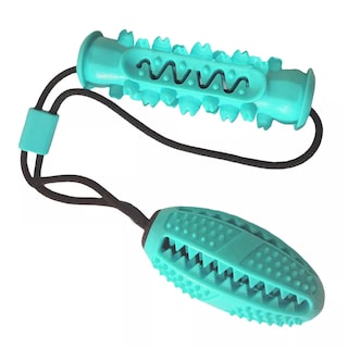 Foto 1 | Foto 1 | Mordedera Para Perro Limpia Dientes Juguete Doble Rellenable Eo Safe Imports Esi-18344 Verde