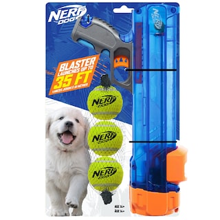 Foto 1 | Foto 1 | Juguete Para Perros Tennis Blaster Nerf Dog Con 3 Minipelotas - Venta Internacional.