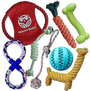 Foto 1 | Foto 1 | Paquete De Juguetes Para Perros Huoguo Con Bola De Golosinas, Cuerda Masticable 100% Natural - Venta Internacional.
