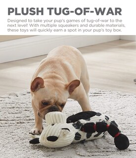 Foto 3 | Foto 3 | Juguete Para Perros Outward Hound Thunda Tugga Cow Plush & Squeaky - Venta Internacional.