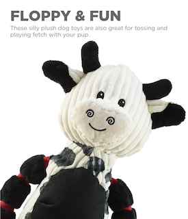 Foto 5 | Foto 5 | Juguete Para Perros Outward Hound Thunda Tugga Cow Plush & Squeaky - Venta Internacional.