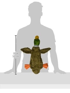 Foto 3 | Foto 3 | Juguete Para Perros Best Pet Supplies 2 En 1, Sin Relleno, Con Forma De Pato Salvaje Chirriante - Venta Internacional.