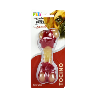 Foto 1 | Foto 1 | Fancy Pets Juguete Dental En Forma De Hueso Con Sabor Tocino Tamaño Mediano Para Perro