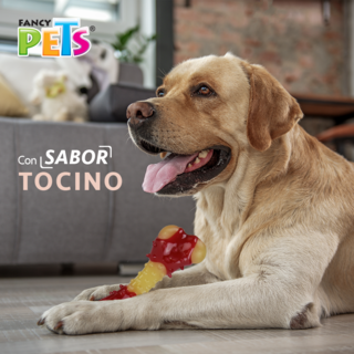 Foto 4 | Foto 4 | Fancy Pets Juguete Dental En Forma De Hueso Con Sabor Tocino Tamaño Mediano Para Perro