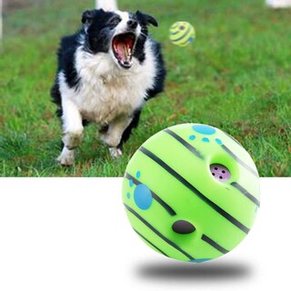 Foto 1 | Foto 1 | Pelota De Juguete Para Perros Wobble Wag, 15 Cm De Diámetro, Color Verde - Venta Internacional.