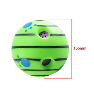 Foto 2 | Foto 2 | Pelota De Juguete Para Perros Wobble Wag, 15 Cm De Diámetro, Color Verde - Venta Internacional.