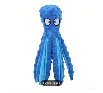 Foto 4 | Foto 4 | Peluches Para Perros Lab.g Juguetes Para Mascota Juguete Pulpo Azul
