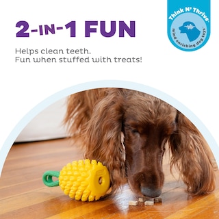 Foto 2 | Foto 2 | Juguete Masticable Outward Hound Dental Pineapple Para Perro, Color Amarillo - Venta Internacional.