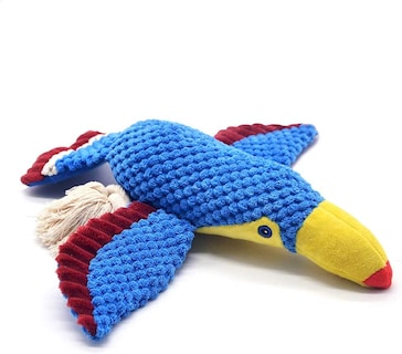 Foto 1 | Foto 1 | Cuerda De Peluche Huoguo Squeaky Para Perros Pequeños, De Juguete Masticable, Color Azul - Venta Internacional.