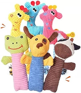 Foto 1 | Foto 1 | Juego De Juguetes De Peluche Para Perros Huoguo Squeaky Para Cachorros Pequeños Y Medianos - Venta Internacional.