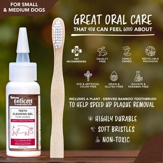 Foto 5 | Foto 5 | Gel Limpiador Dental Y Cepillo De Dientes Tropiclean Para Perros S/m - Venta Internacional.