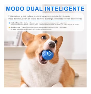 Foto 5 | Foto 5 | Juguete Interactivo Para Mascotas Lab.g Que Se Mueve Automáticamente Azul