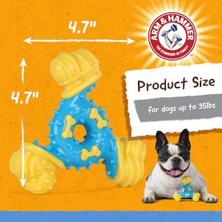 Foto 6 | Foto 6 | Juguete Dental Para Perros Arm & Hammer Nubbies Tribone Peanut Butter - Venta Internacional.