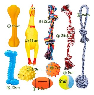 Foto 4 | Foto 4 | Cachorro Masticar Juguete Limpia Dientes Rechinar 10 Piezas